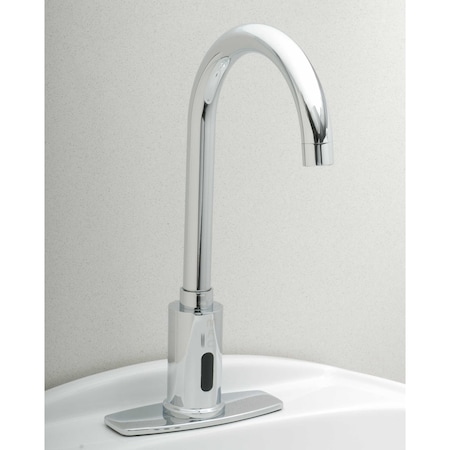 FA444-31 Touchless Goosneck Faucet With 4 In. On Center Deck Plate.